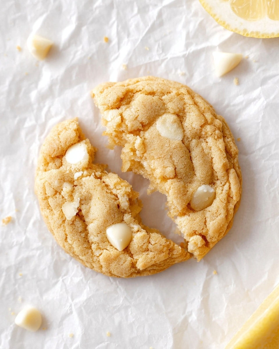 Lemon White Chocolate Chip Cookies Recipe