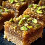 Brown Butter and Honey Pistachio Cookie Bars Recipe