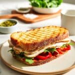 Loaded Chicken Pesto Panini Recipe