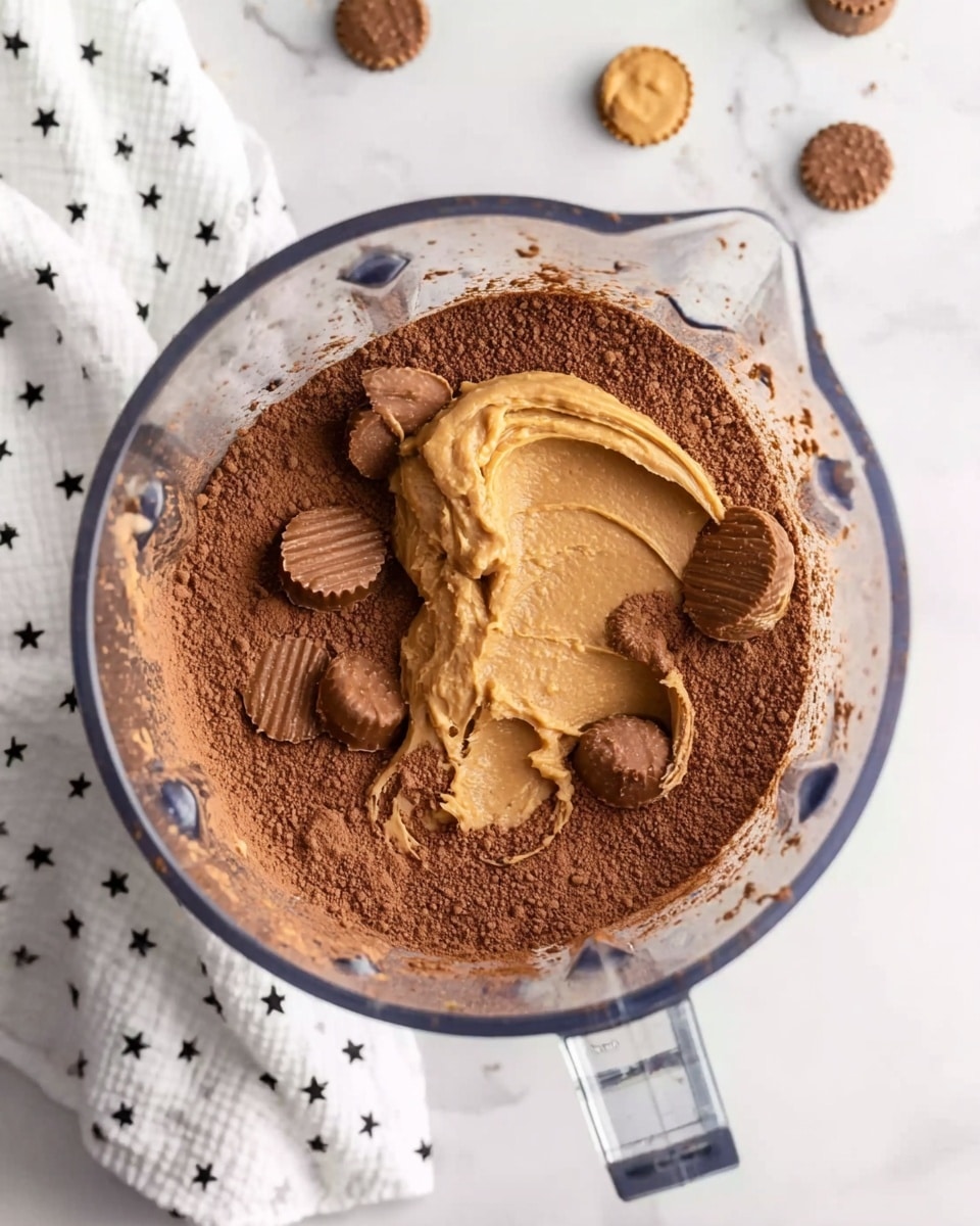 Peanut Butter Frozen Hot Chocolate