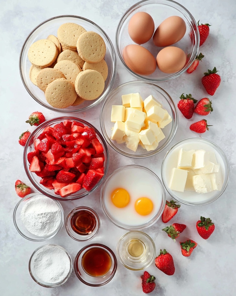 Strawberry Crunch Cheesecake Recipe