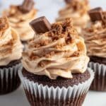 Butterfinger Cupcakes
