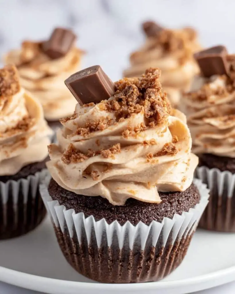 Butterfinger Cupcakes