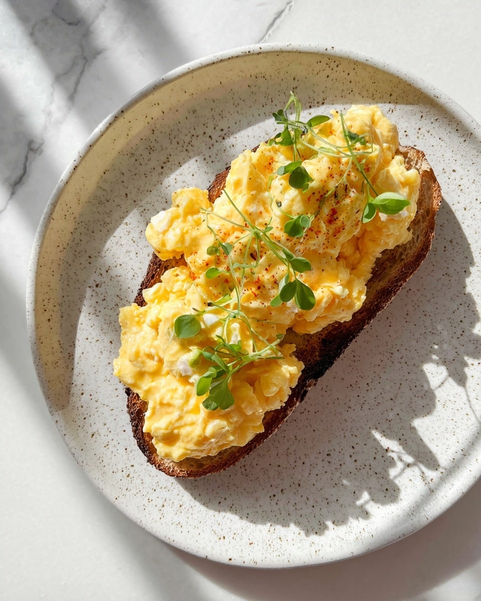 Creamy Cottage Cheese Eggs Recipe