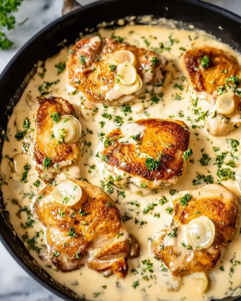 Creamy Garlic Chicken Recipe