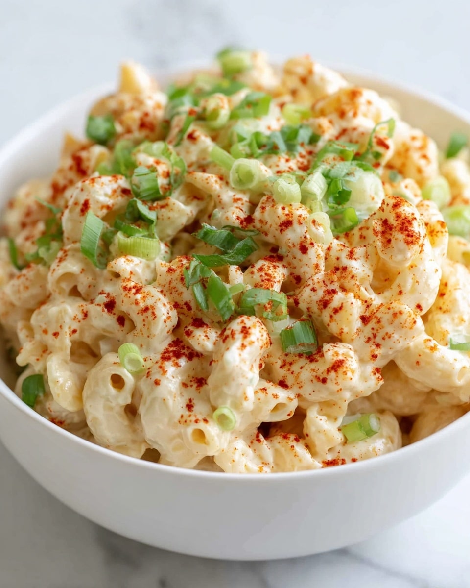 Deviled Egg Pasta Salad