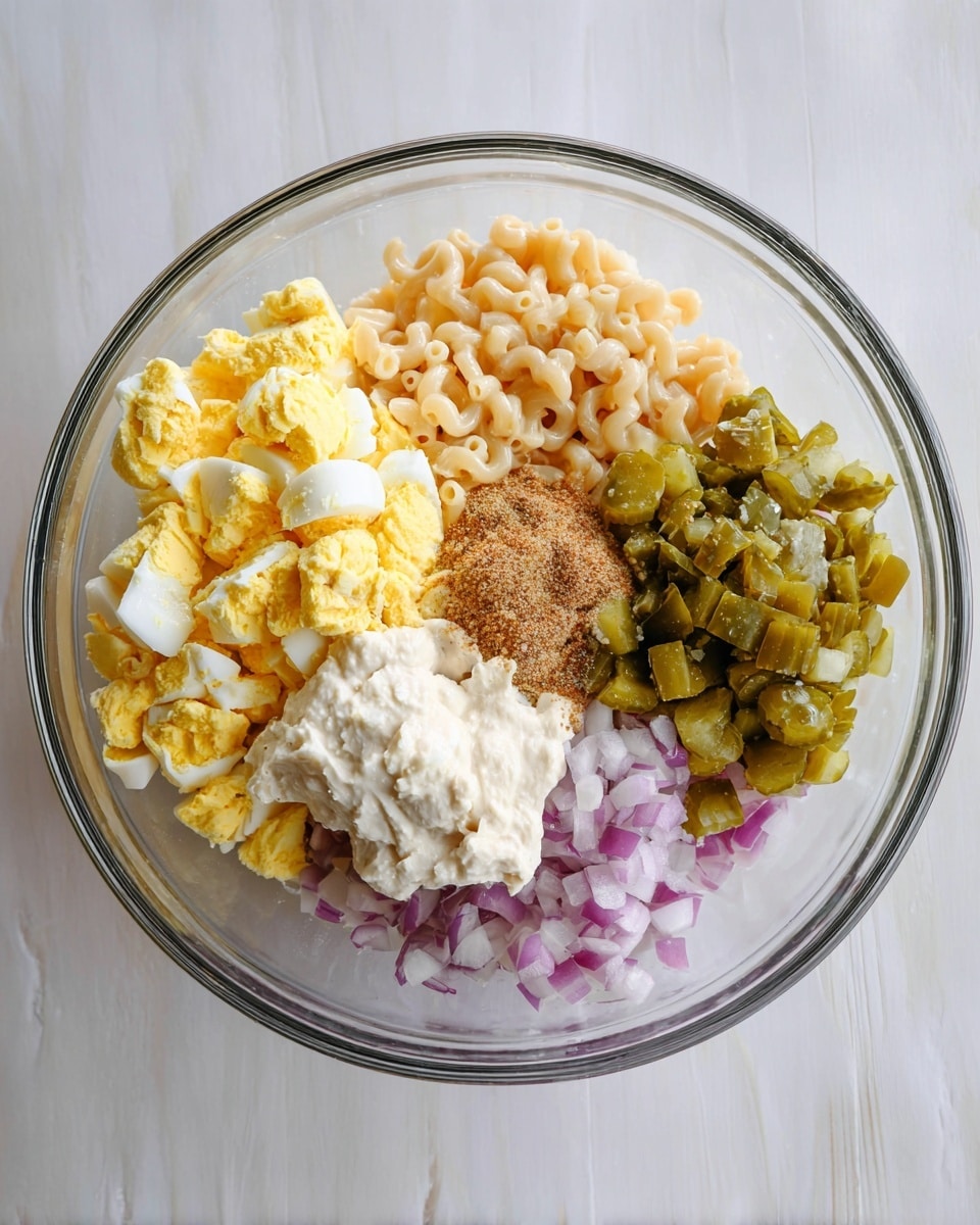 Deviled Egg Pasta Salad