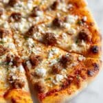 Hot Sausage Feta Honey Pizza Recipe