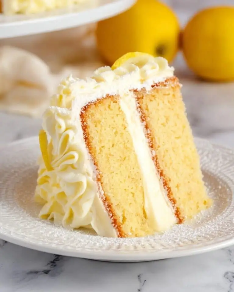 Lemon Sponge Cake Recipe