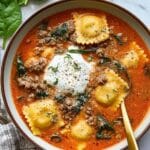 Million Dollar Ravioli Soup