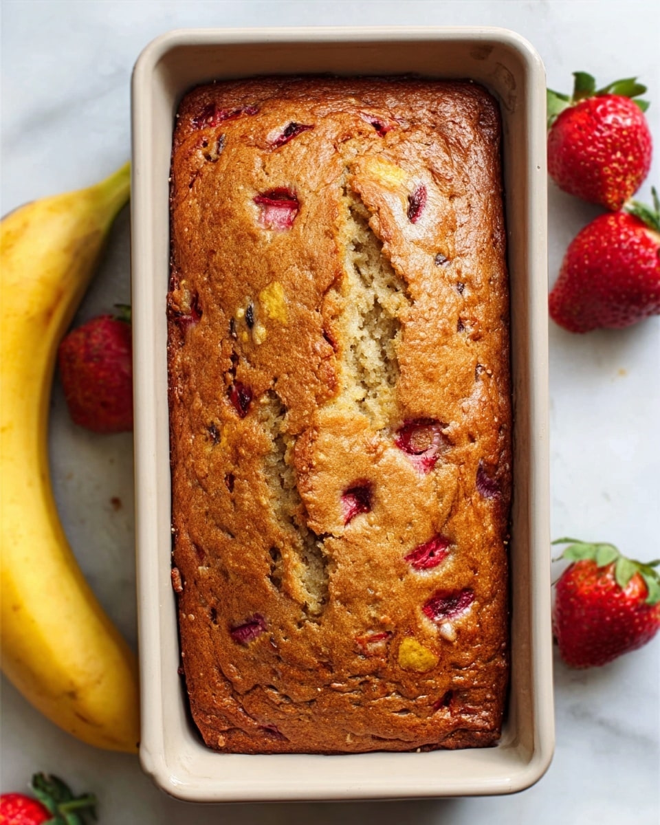 Strawberry Banana Bread Recipe