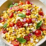 Creamy Corn Salad with Fresh Herbs