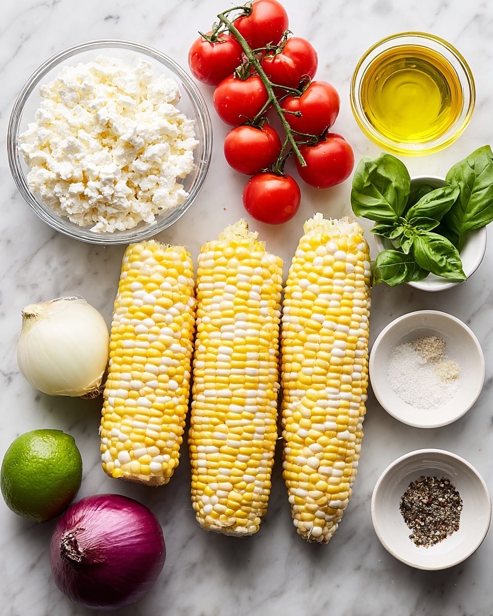 Creamy Corn Salad with Fresh Herbs