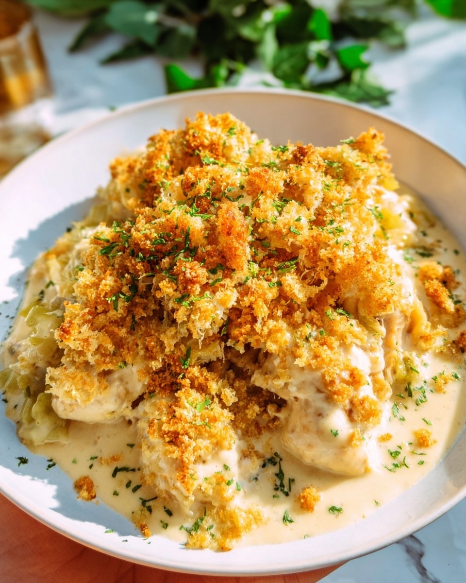 Creamy Chicken and Dressing Casserole Recipe