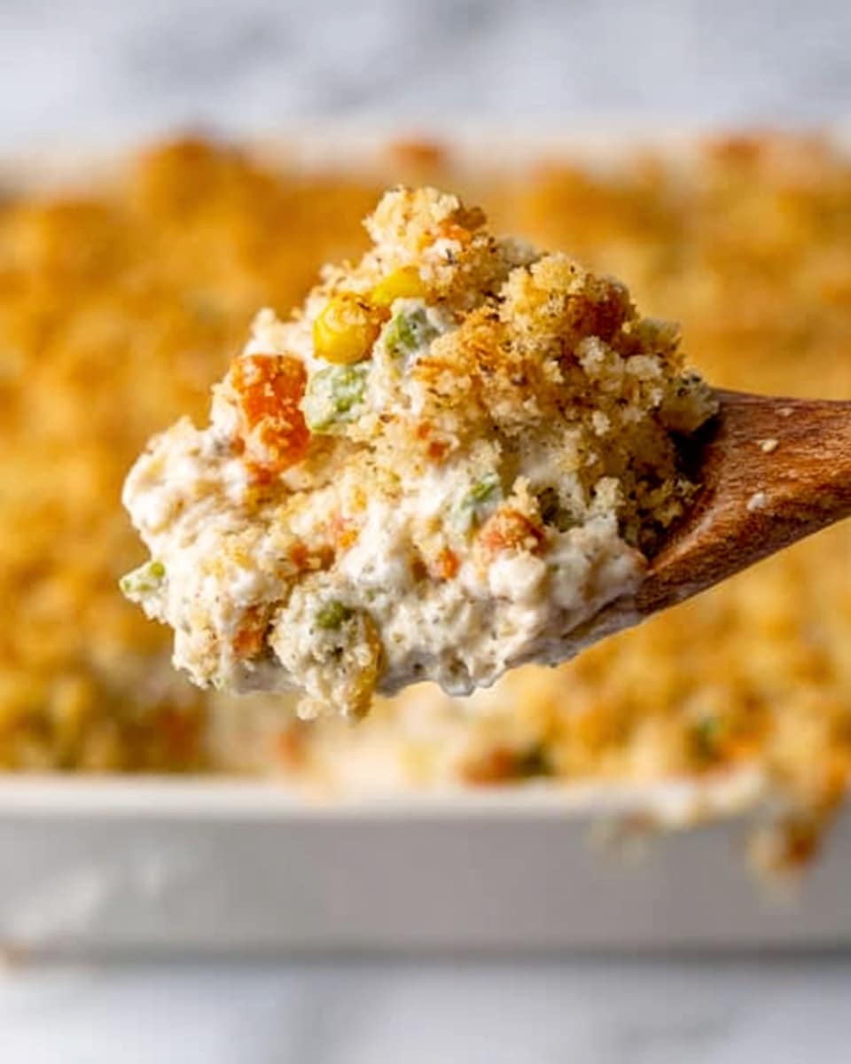 Creamy Chicken and Dressing Casserole Recipe