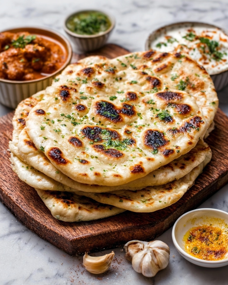 Buttery Garlic Naan