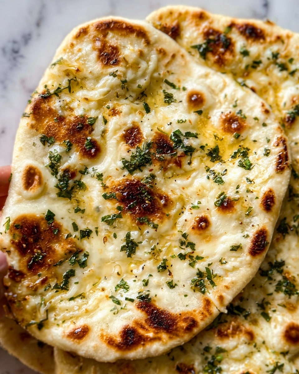 Buttery Garlic Naan