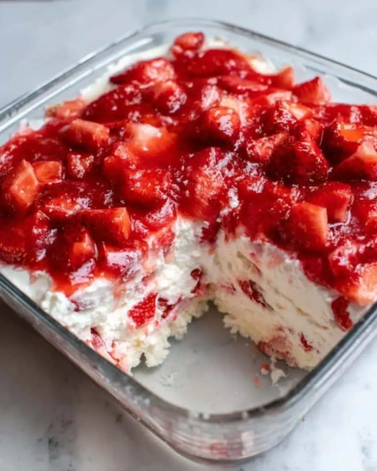 Sweet and Juicy Strawberry Poke Cake Recipe