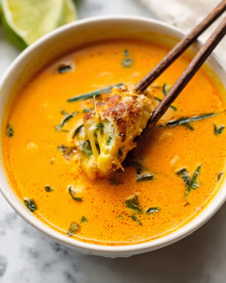 Thai Coconut Curry Dumpling Soup Recipe
