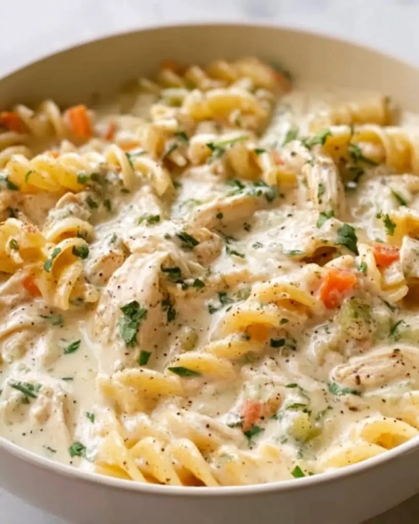 White Chicken Lasagna Soup Recipe