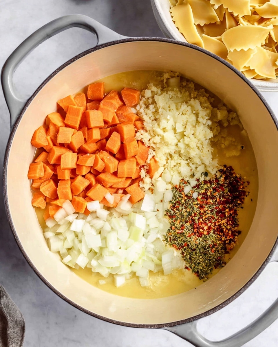 White Chicken Lasagna Soup Recipe