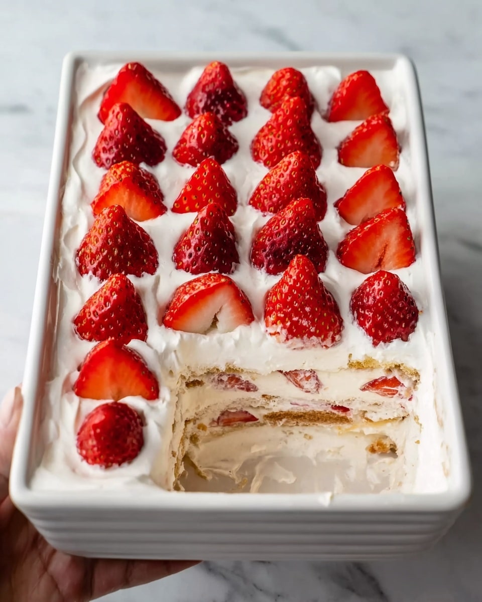 Strawberry Icebox Cake Recipe