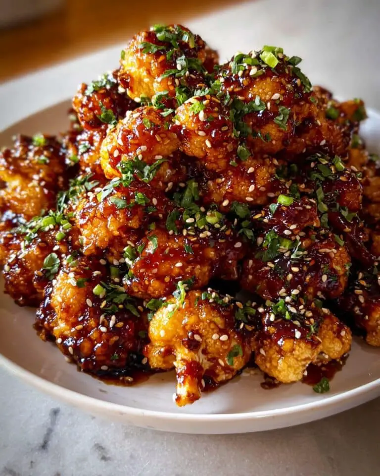 Amazing Sticky Honey Garlic Cauliflower in 5 Steps