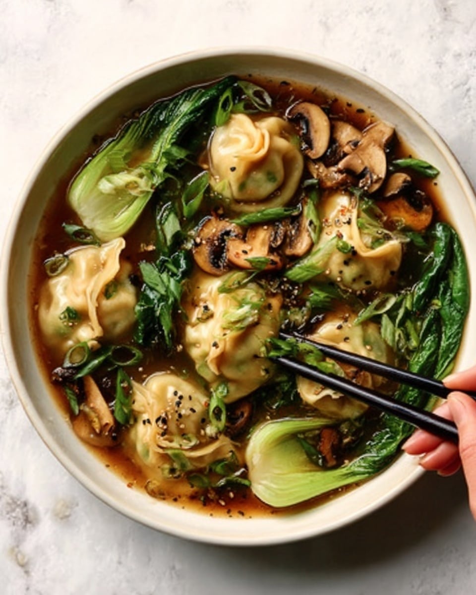 Comforting Thai Potsticker Soup Recipe