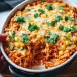 Creamy Chicken Enchilada Rice Casserole Recipe