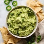 Creamy Guacamole Dip with Spicy Tomato Salsa Recipe