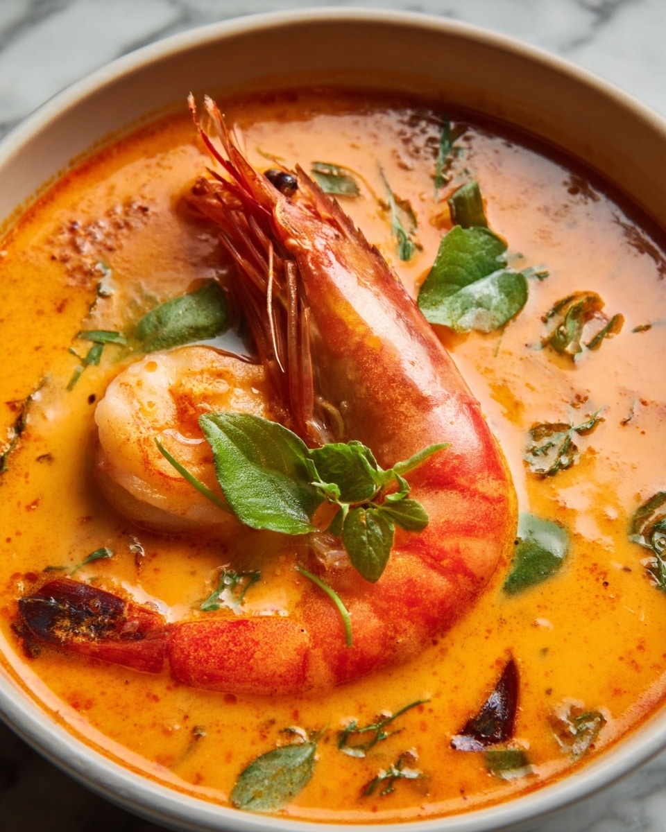 Thai Coconut Shrimp Tom Yum Recipe