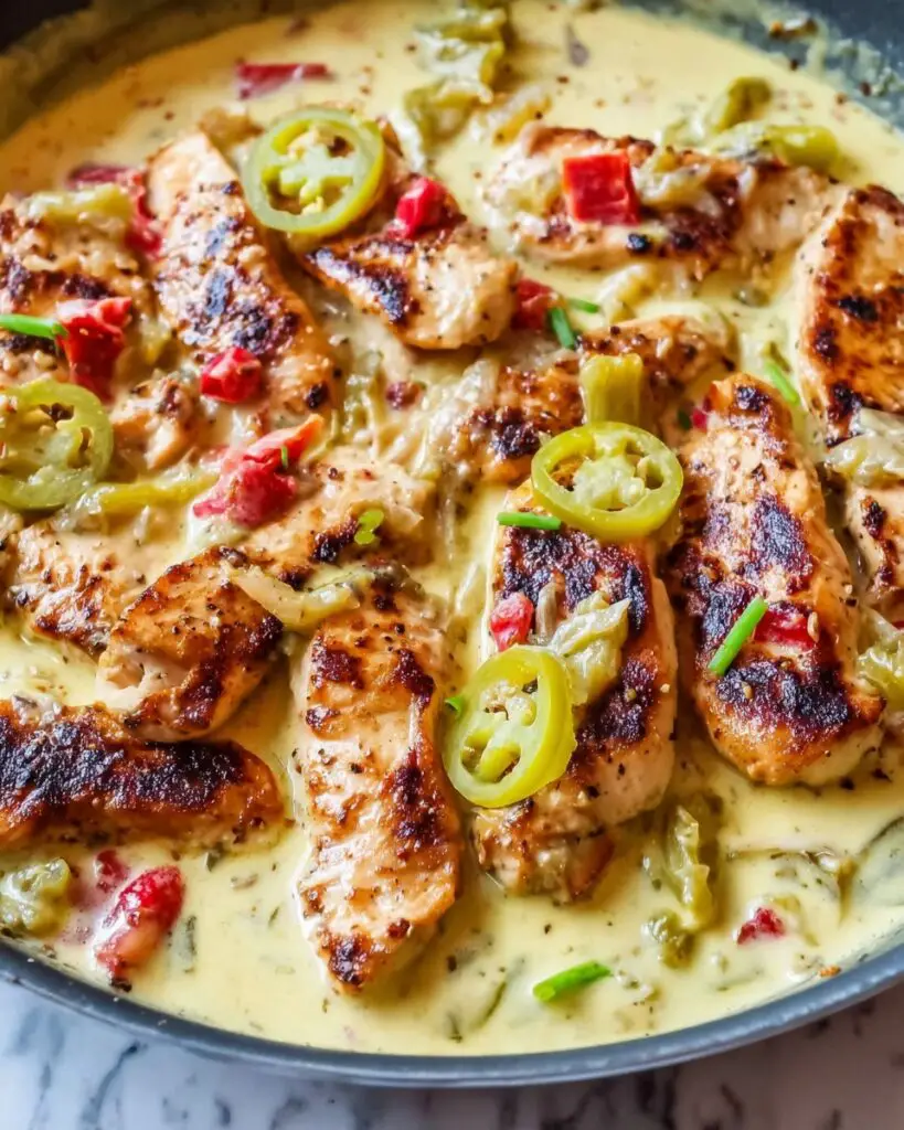Creamy Pepperoncini Chicken Skillet Recipe