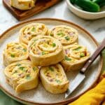 Jalapeno Popper Chickpea Pinwheels Recipe