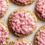 Strawberry Iced Oatmeal Cookies Recipe