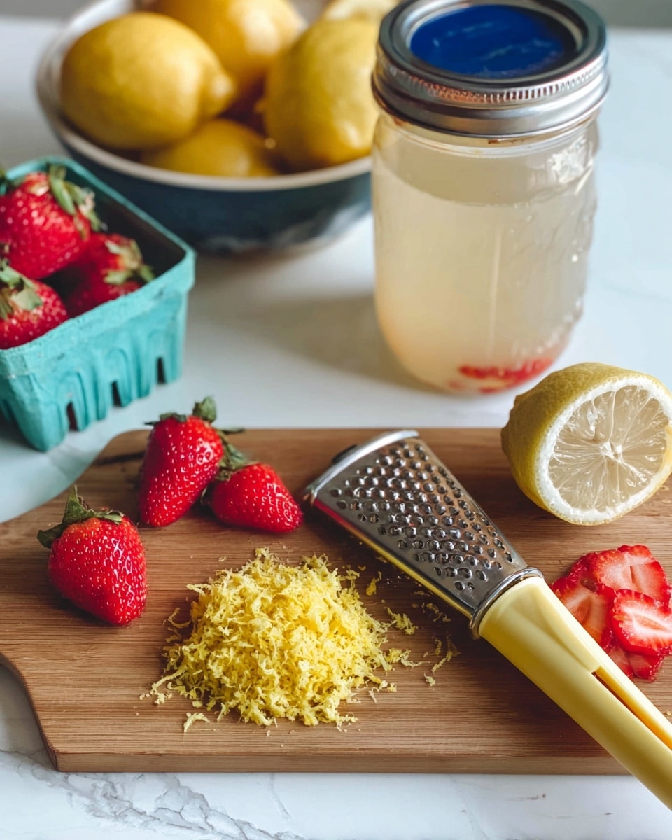 Strawberry Lemonade Sorbet Recipe