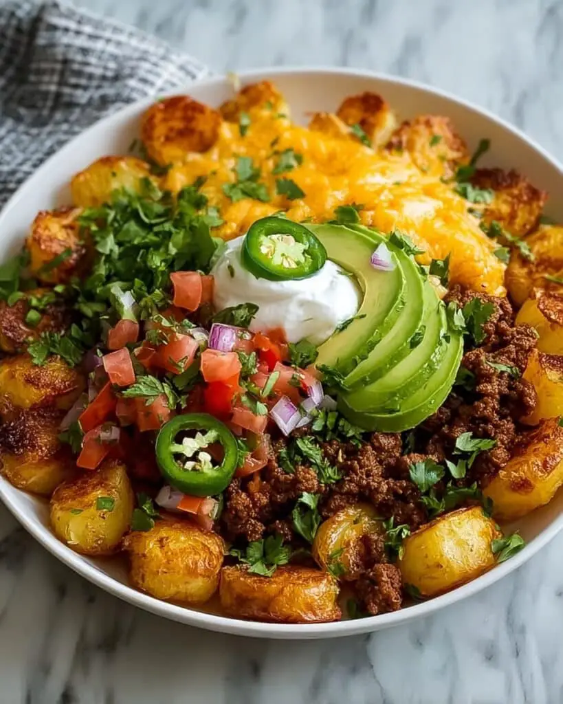 Loaded Potato Taco Bowl Recipe