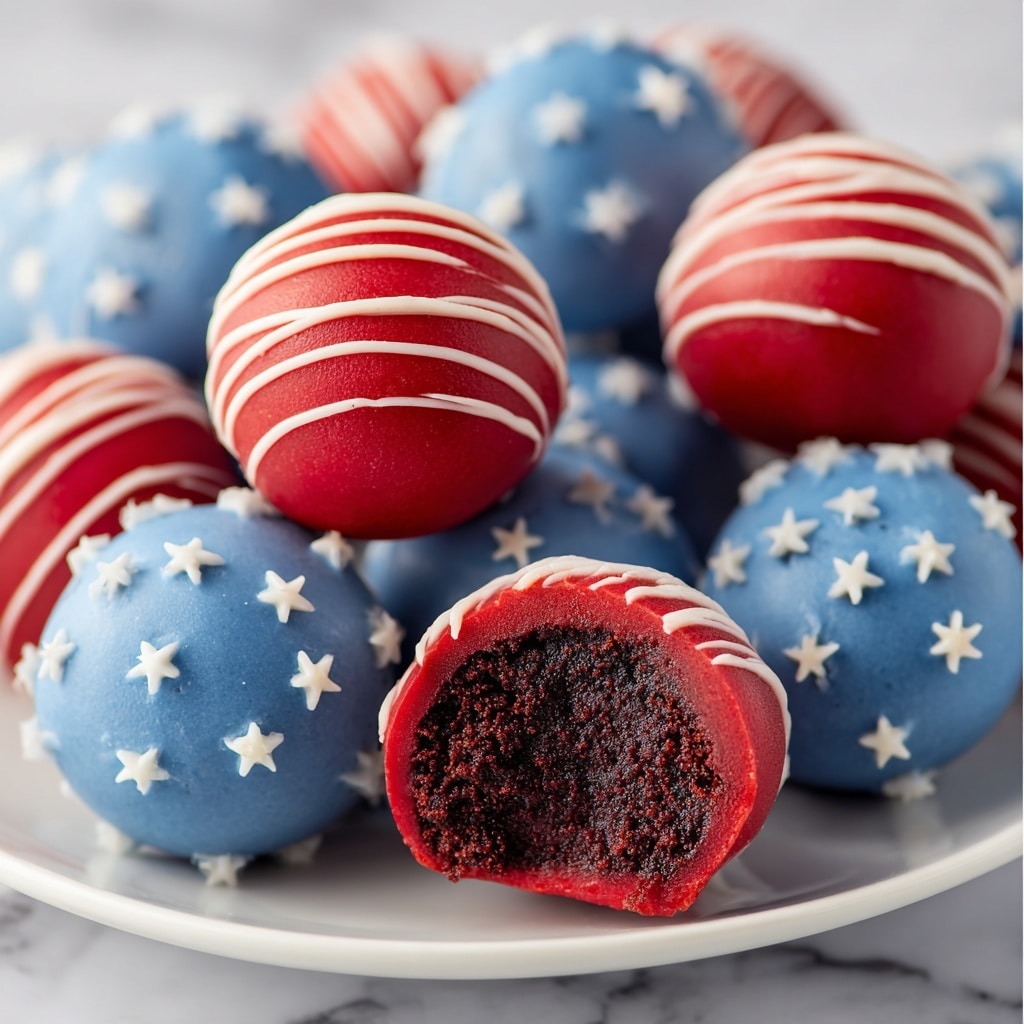Patriotic Oreo Balls
