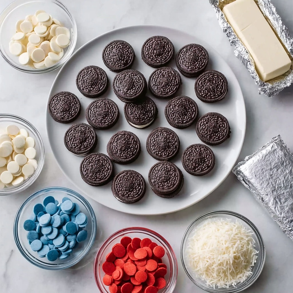Patriotic Oreo Balls