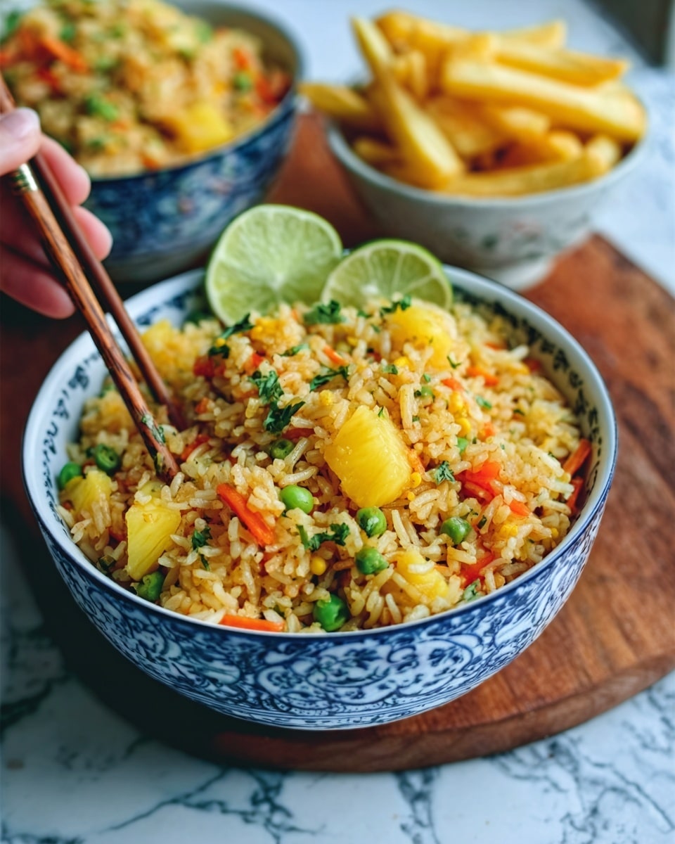 Sweet and Tangy Pineapple Rice Recipe