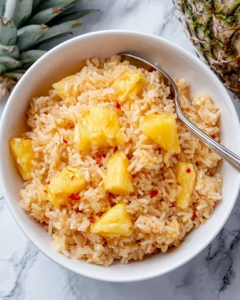 Sweet and Tangy Pineapple Rice Recipe