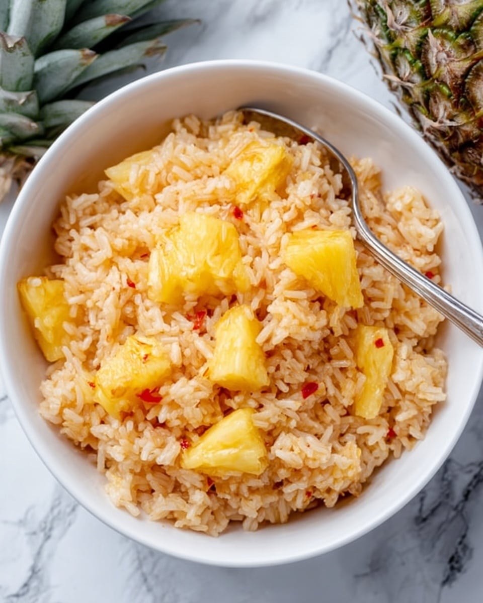 Sweet and Tangy Pineapple Rice Recipe