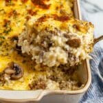 Cheesy Ground Beef and Rice Casserole Recipe