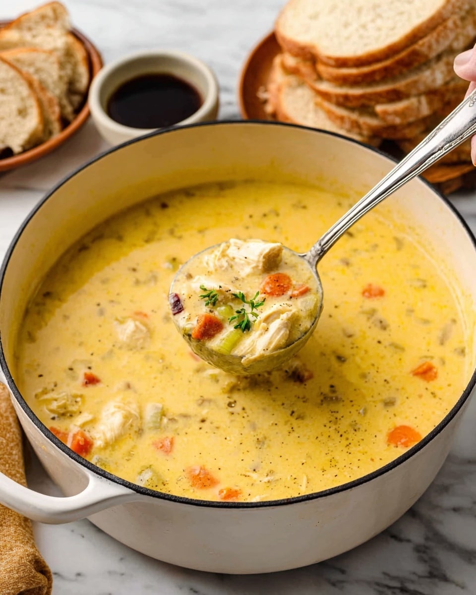 Cheesy Hamburger Potato Soup Recipe