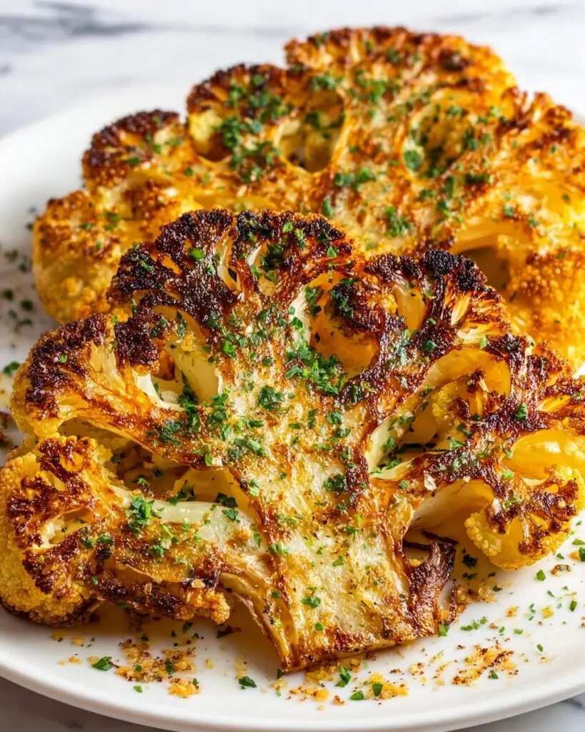Sweet and Savory Cauliflower Steak