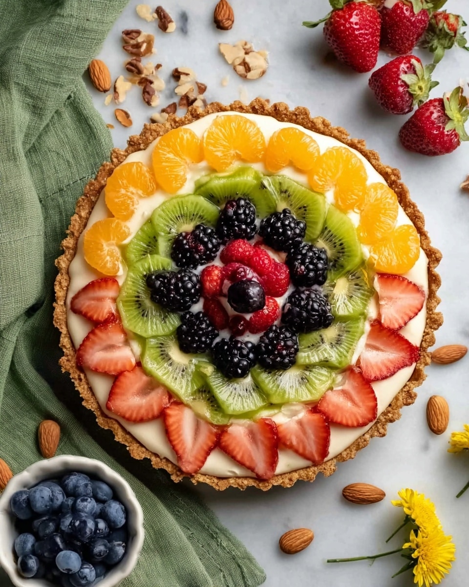 No-Bake Greek Yogurt Fruit Tart Recipe
