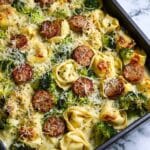 Sheet Pan Broccoli Tortellini Bake Recipe