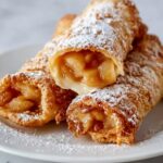 Baked Apple Pie Rice Paper Rolls Recipe