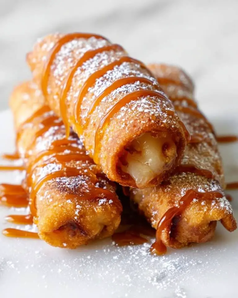 Baked Apple Pie Rice Paper Rolls Recipe