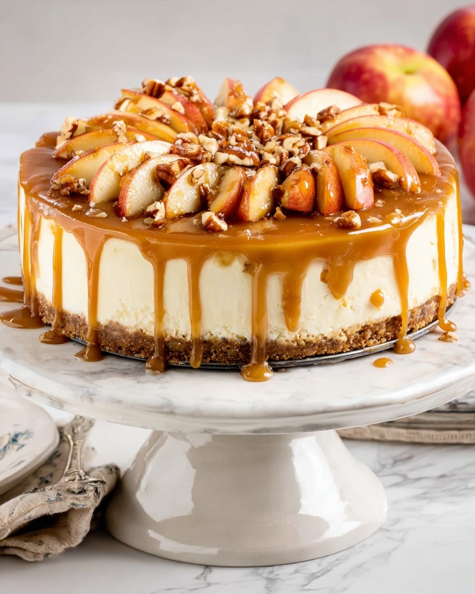 Caramel Apple Cheesecake