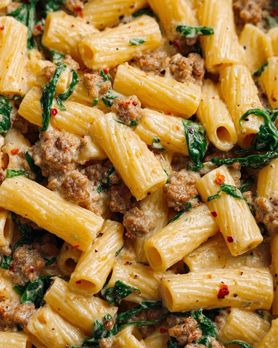 Creamy Italian Sausage Rigatoni Recipe
